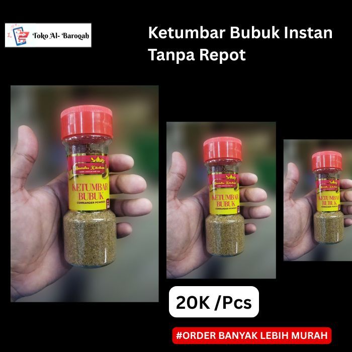 

Ketumbar Bubuk Instan 55gr – Praktis Tanpa Tumbuk, Masakan Makin Lezat!