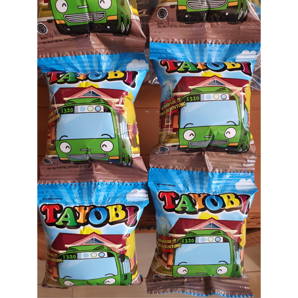 

ISI 20 BKS. Makanan ringan snack ciki berhadiah uang "TAYOBI