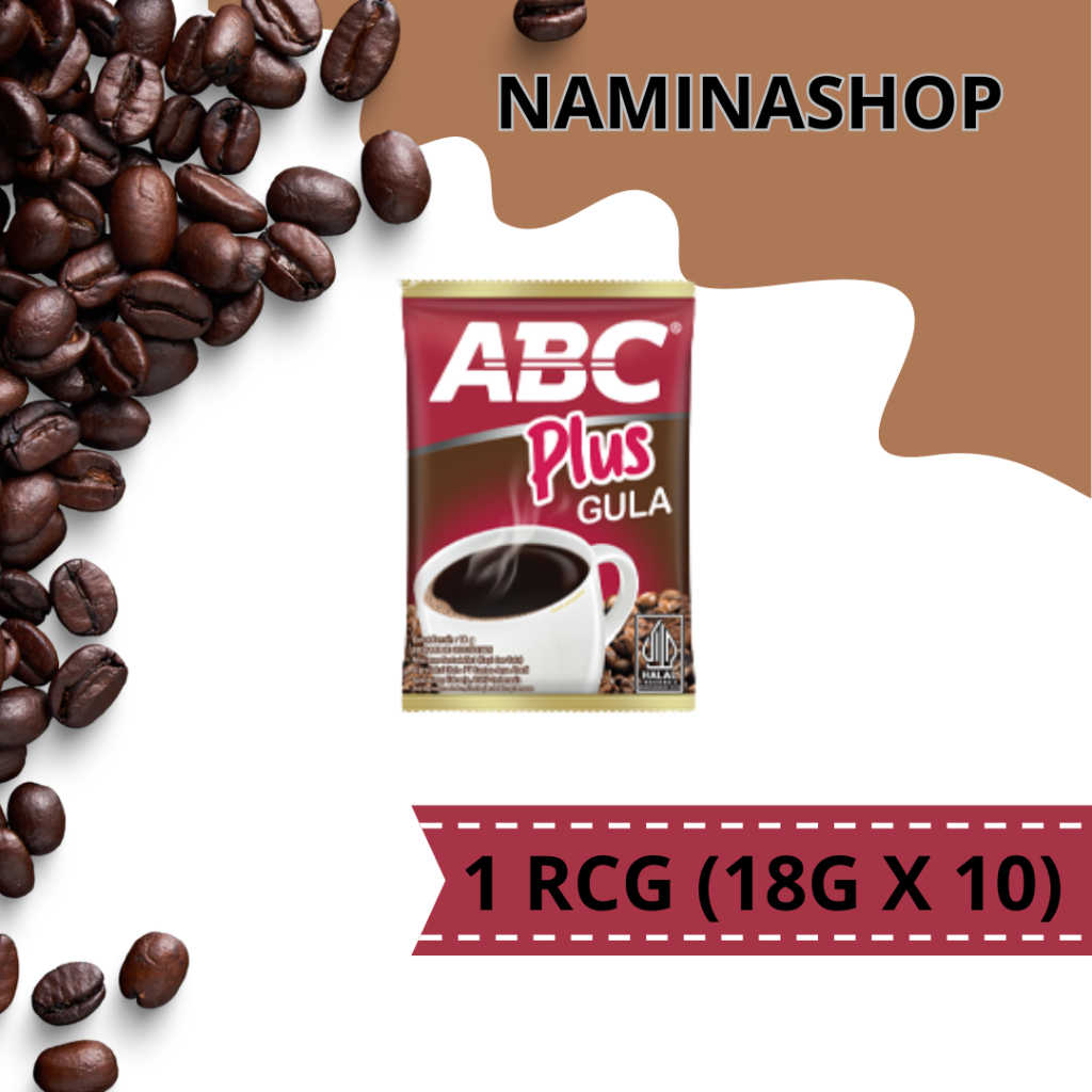 

ABC KOPI PLUS GULA RCG 18G X 10