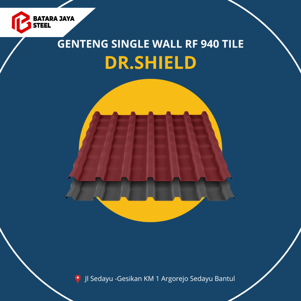 Genteng UPVC Dr.Shield RF 960 Tile (Genteng)