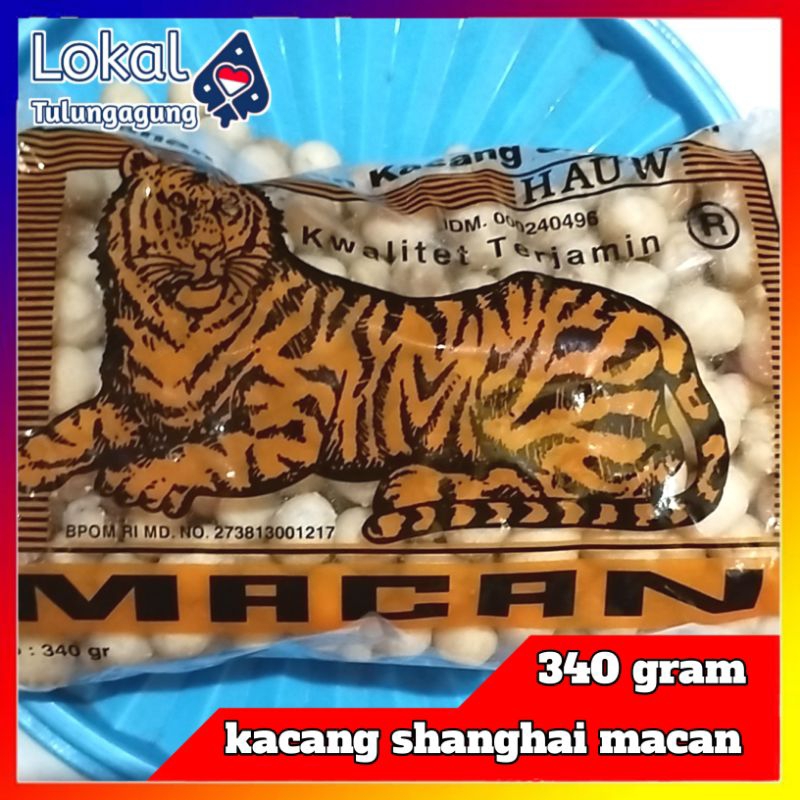 

Kacang Atom Shanghai Suling Mas Cap MACAN 340 gram