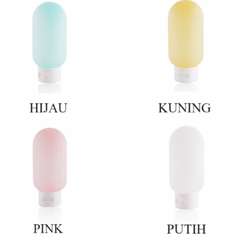 Botol sabun travel tempat sabun travel botol travel portable botol refil sabun lotion conditioner 60