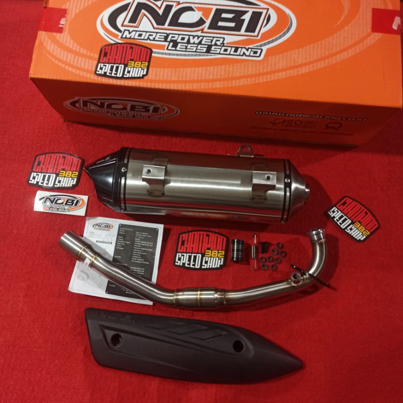 Knalpot Standar Racing NOBI NOB1 Bold X Stainless PCX 160 Vario 160