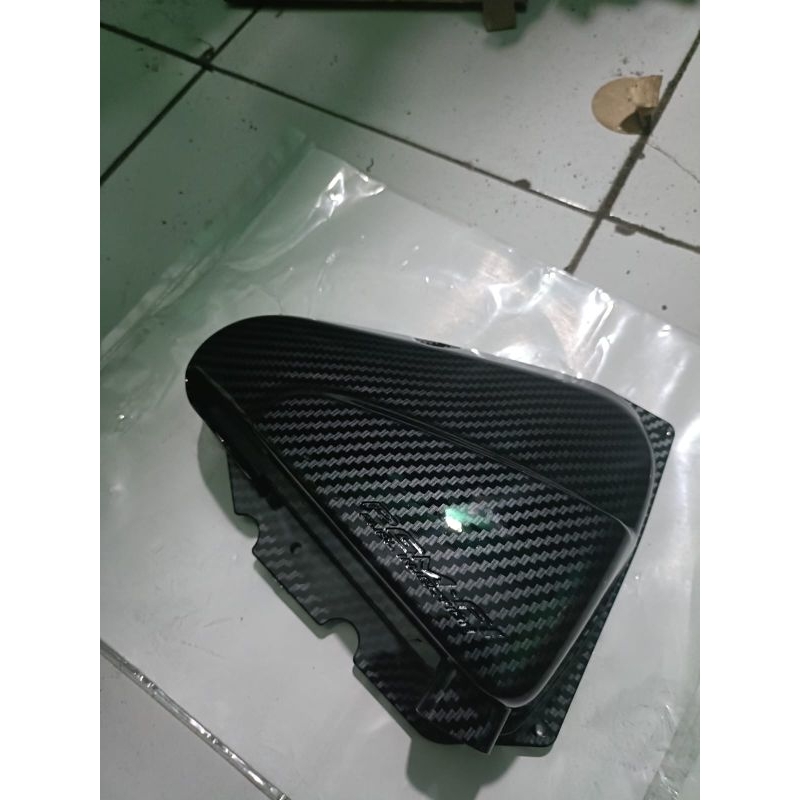 Cover Box Filter Carbon Pgm Fi Kzl K16 Beat fi Scoopy Fi Vario 110 Fi Starter Kasar Tutup Box filter