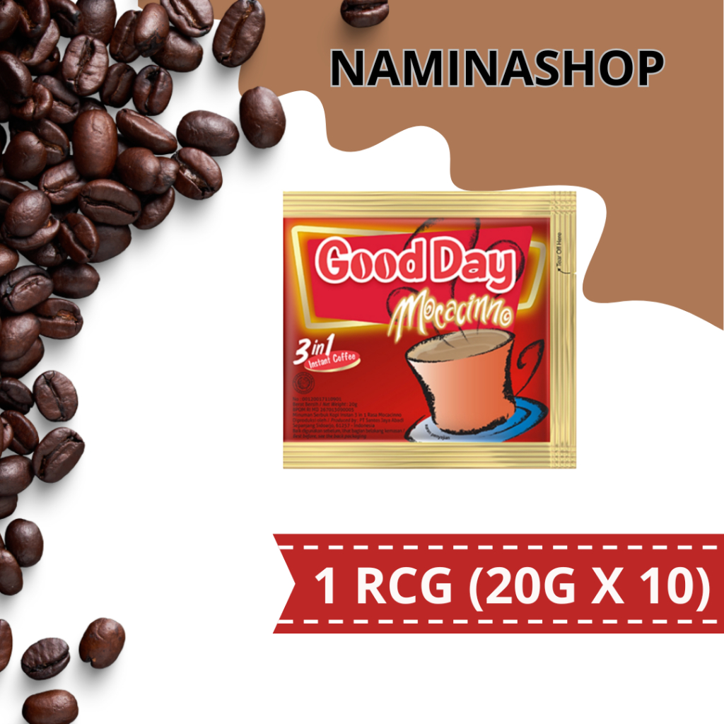 

GOOD DAY KOPI INSTANT 3 IN 1 MOCACINNO RCG 10x20g