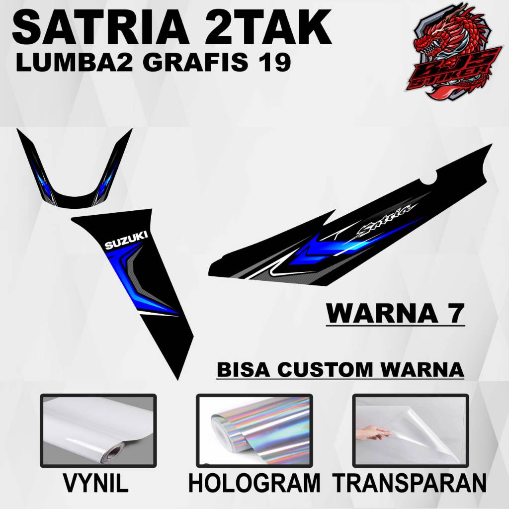 Stiker Satria 2tak Stiker Satria Lumba / Striping Satria 2tak Striping Satria Lumba / Stiker Sticker