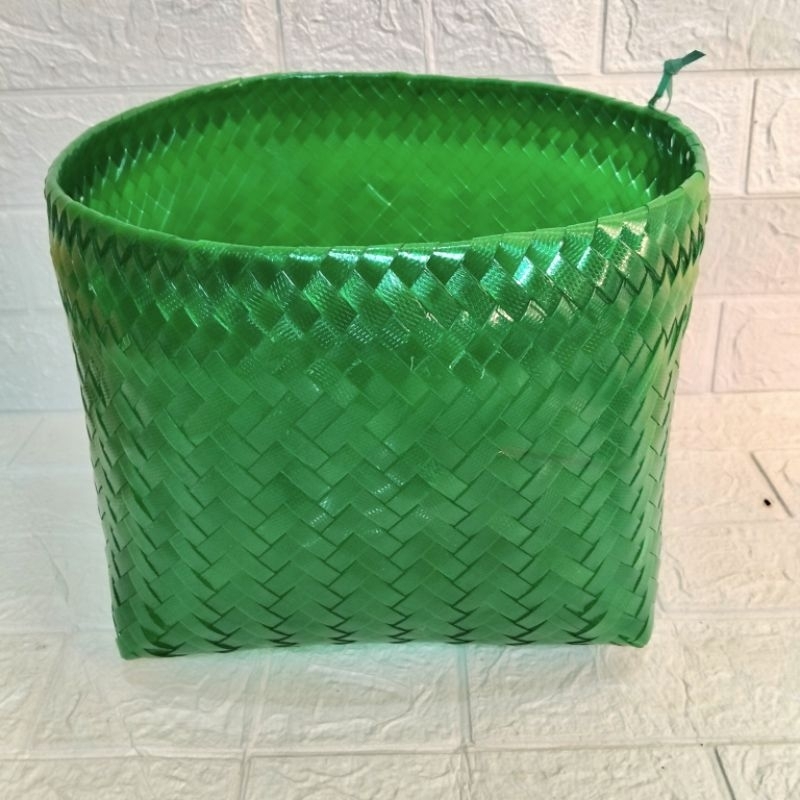 [Murah] Besek Anyaman Plastik / Cobbhuk / Wadah Pencuci Beras / Wadah Penyaring Sayuran / Wadah Serb