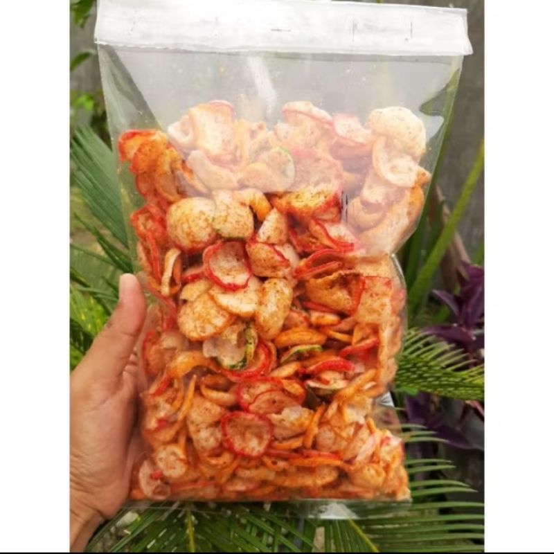 

Seblak kerupuk bawang/kerupuk seblak sebring kerupuk warna/ seblak bantat pedas daun jeruk