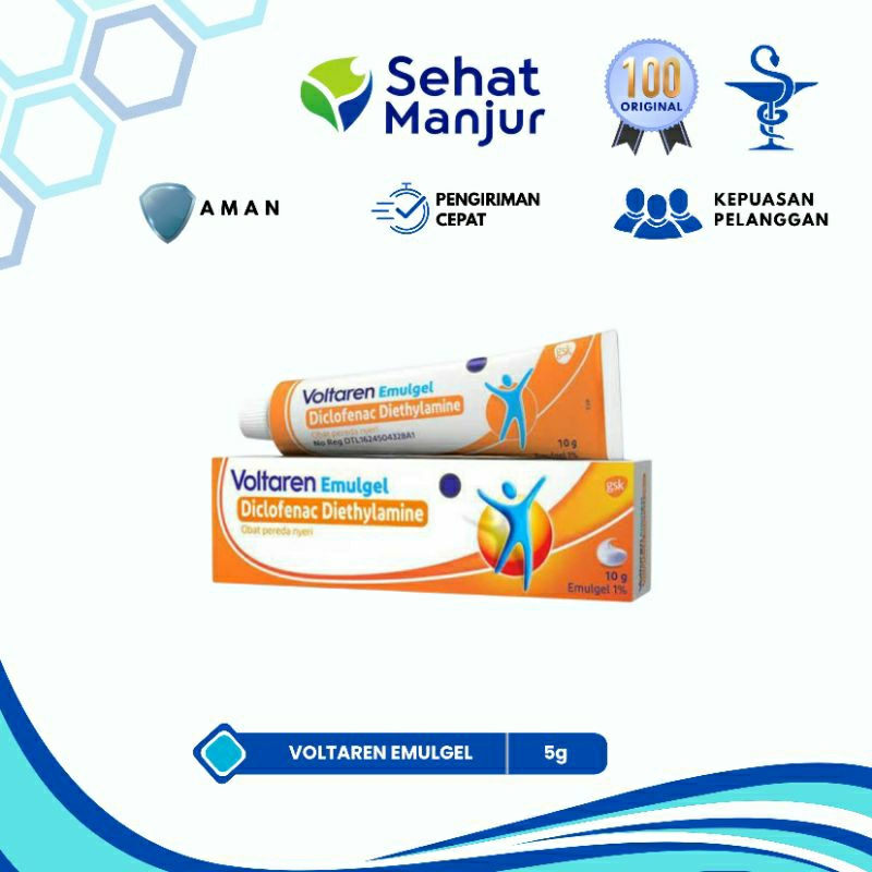 Voltaren Emulgel Gel 5 gr - Arthritis Pain | Obat Nyeri Sendi & Nyeri Otot