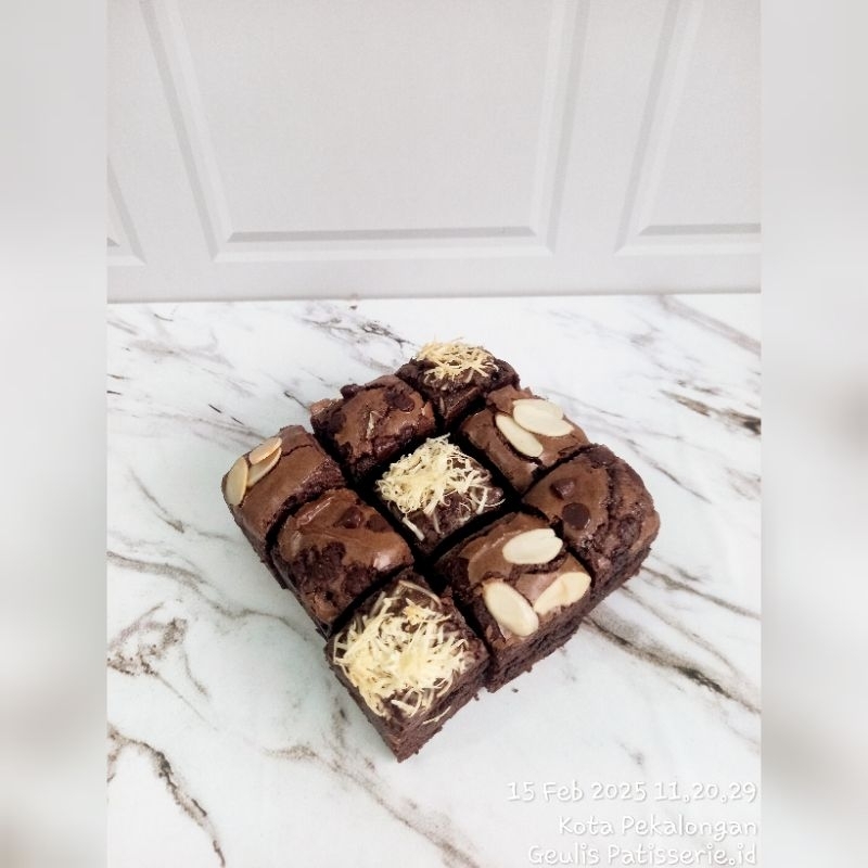 

Brownies Fudgy Mini Potong Original