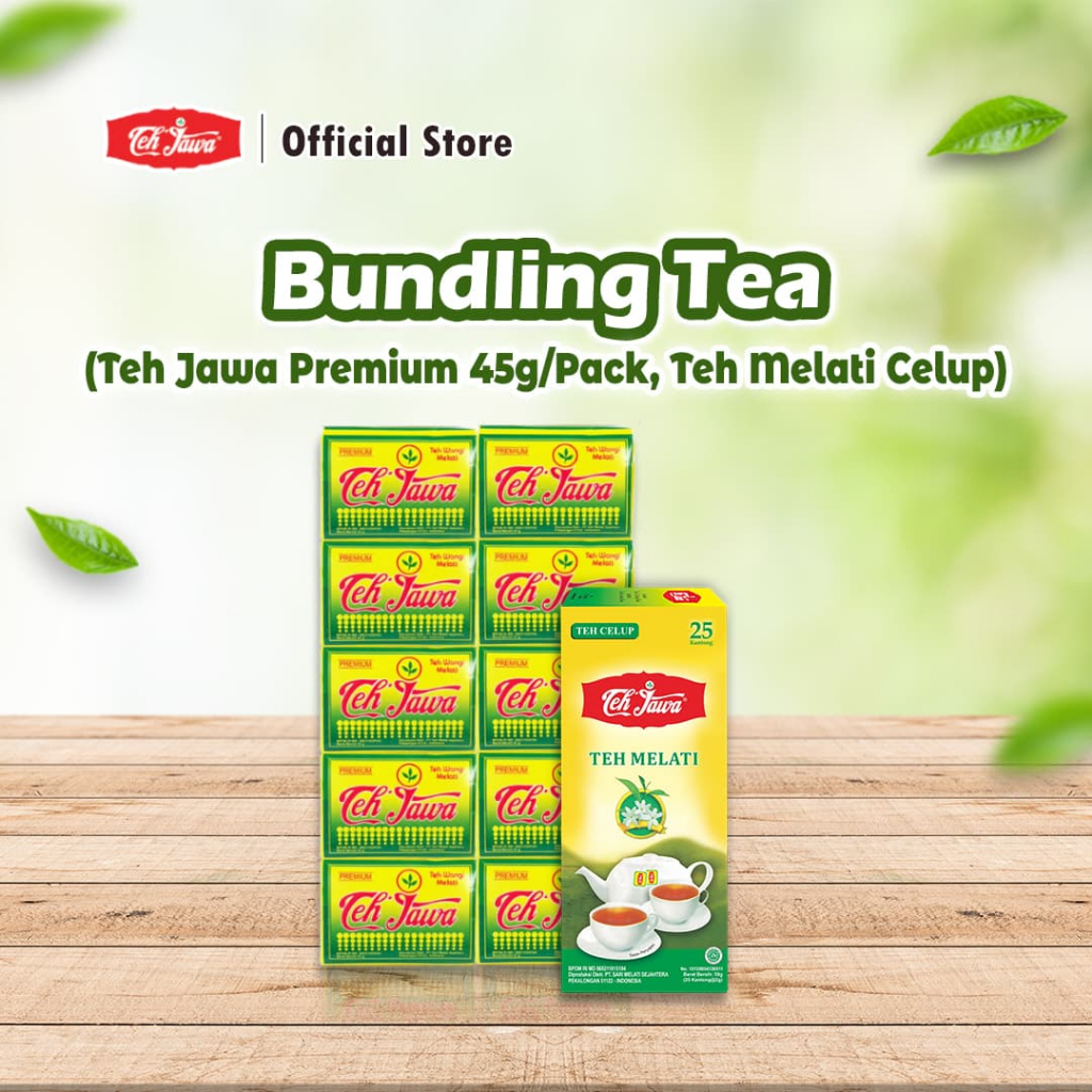 

Paket Teh Jawa Premium 45gr + Jasmine Tea Celup isi 25 pcs