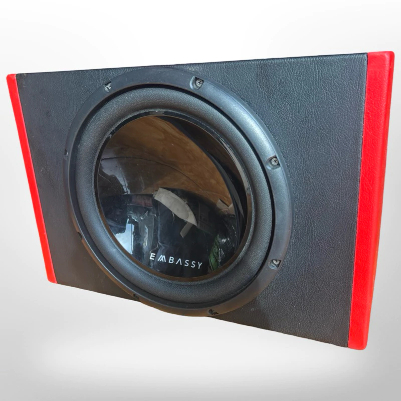 Paket Box Subwoofer 12 INCH EMBASSY ES-309D Double Coil