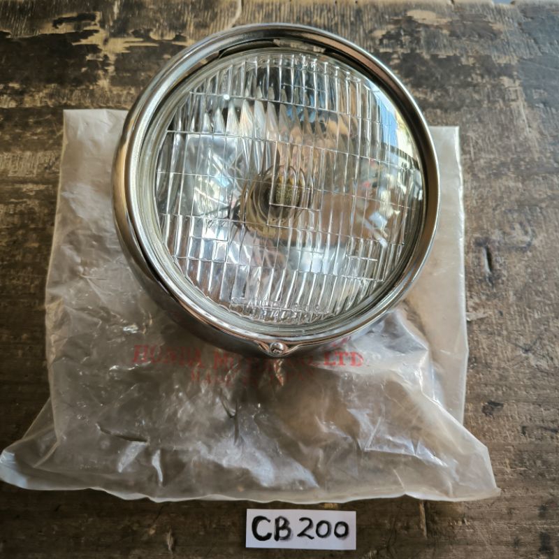 Reflector Assy Plus Ring Lampu Honda CB200 Twin Original Honda Japan