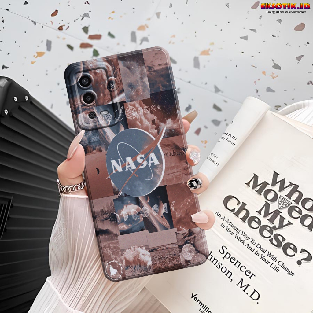 Case OPPO A55 - Casing OPPO A55 - Eksotik.id - Fashion Case - Motif NASA - Silikon OPPO A55 - Cassin