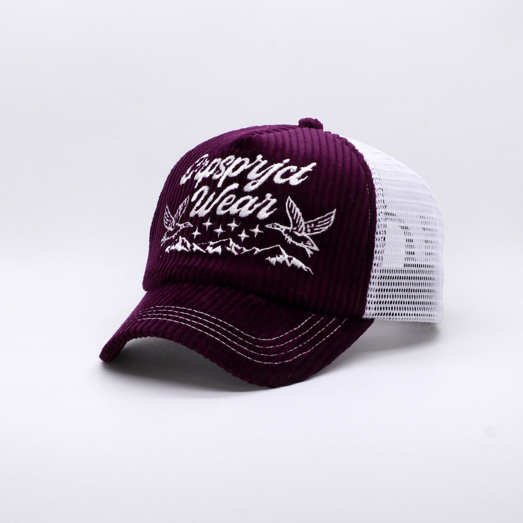 Cropss | Topi trucker topi jaring lidah pendek topi corduroy bordir crpsprjct wear