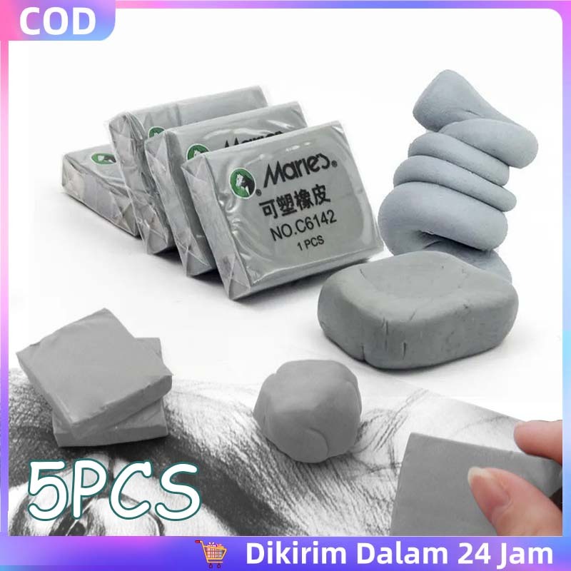 

Playdough Plastisin Seni Menggambar Sketsa Pengahapus Eraser Kneadable Eraser Deli Penghapus Pensil Charcoal Lukis Kneable Erase