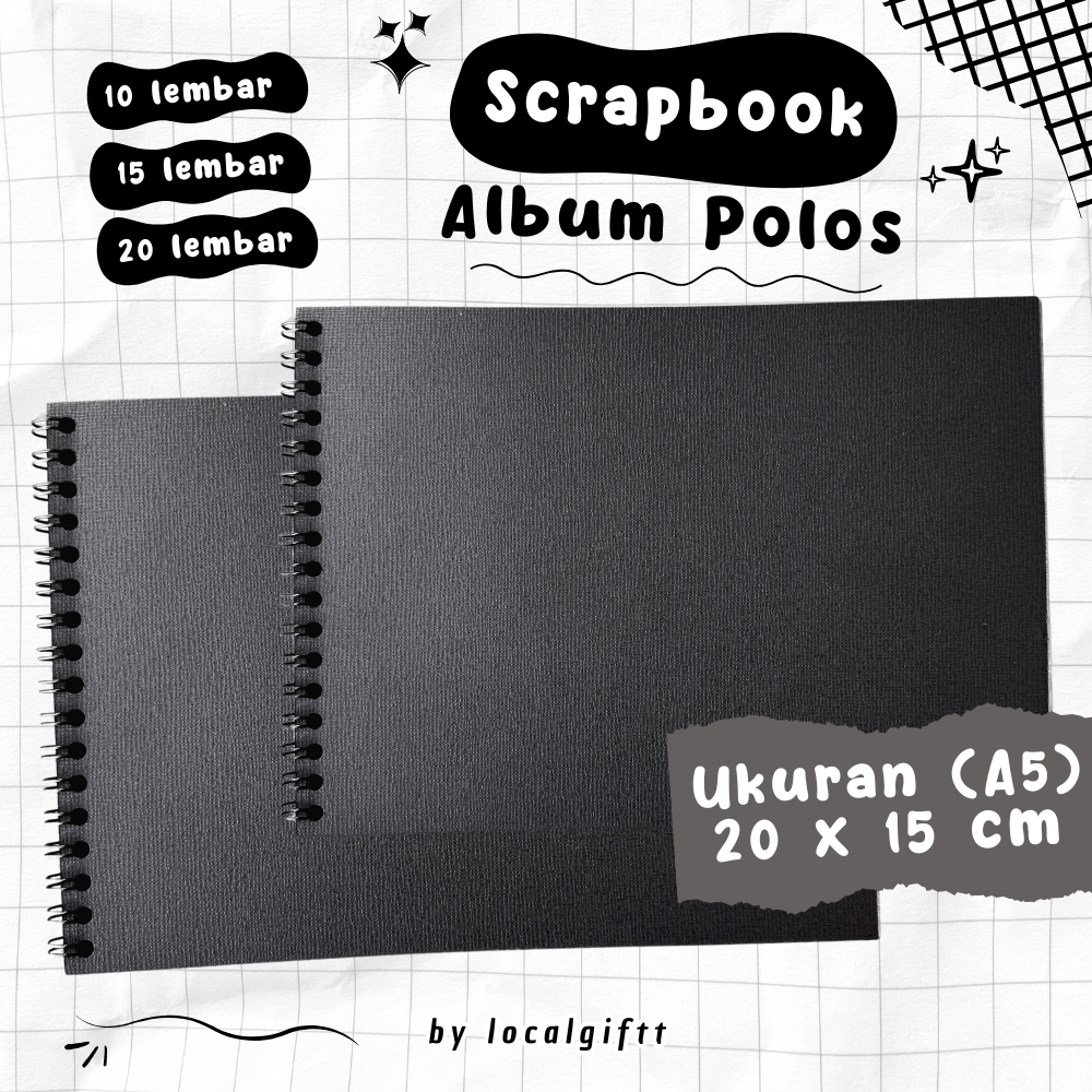 

Notebook Album Polos | Notebook Journal | Sketchbook | Notebook A5 | Scrapbook | Buku diary |