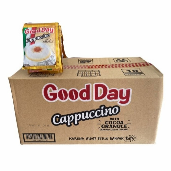 

Agen Kopi GOOD DAY CAPPUCCINO (1.karton 120 Sachet)