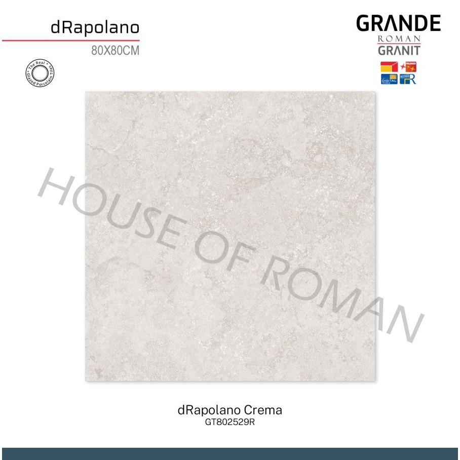 ROMAN GRANIT GRANDE dRapolano Crema 80x80 GT802529R ROMAN GRANIT