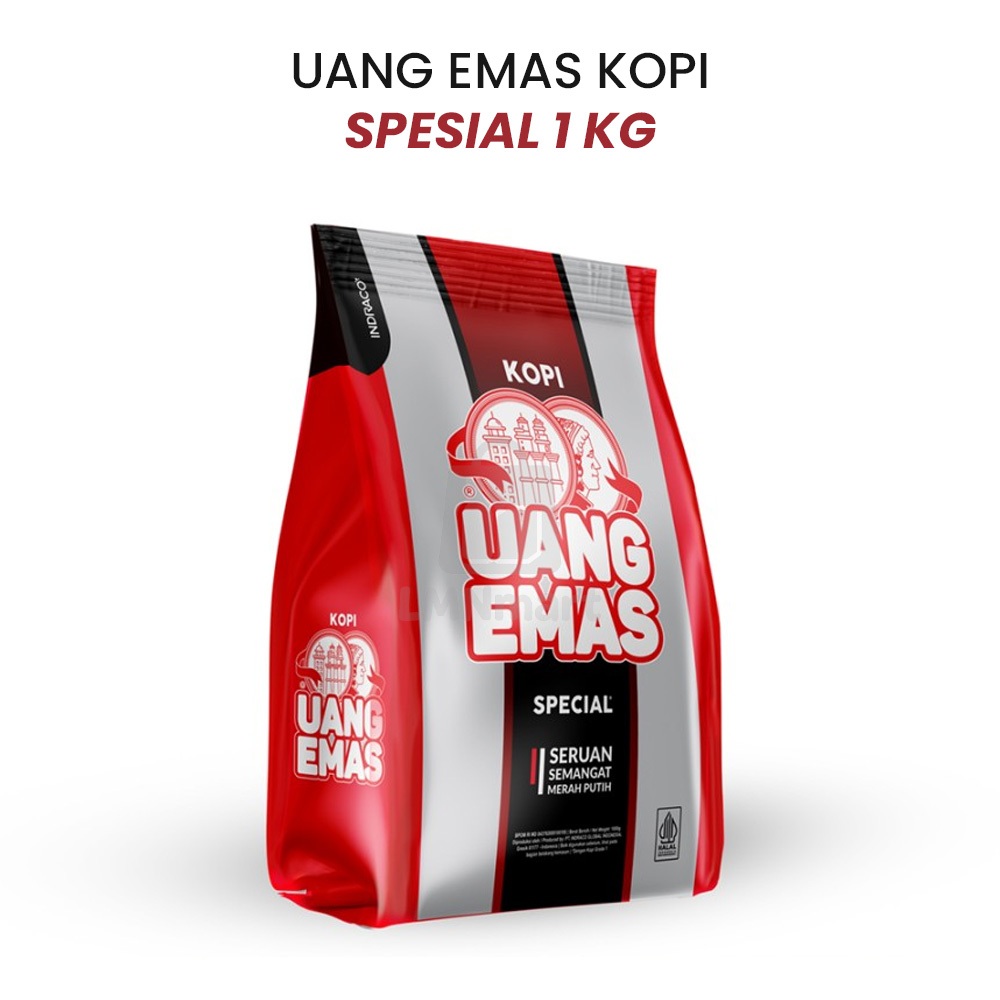 

UANG EMAS Kopi Bubuk Special 1kg – Kopi Hitam Tradisional Rasa Kuat, Wangi & Tidak Asam