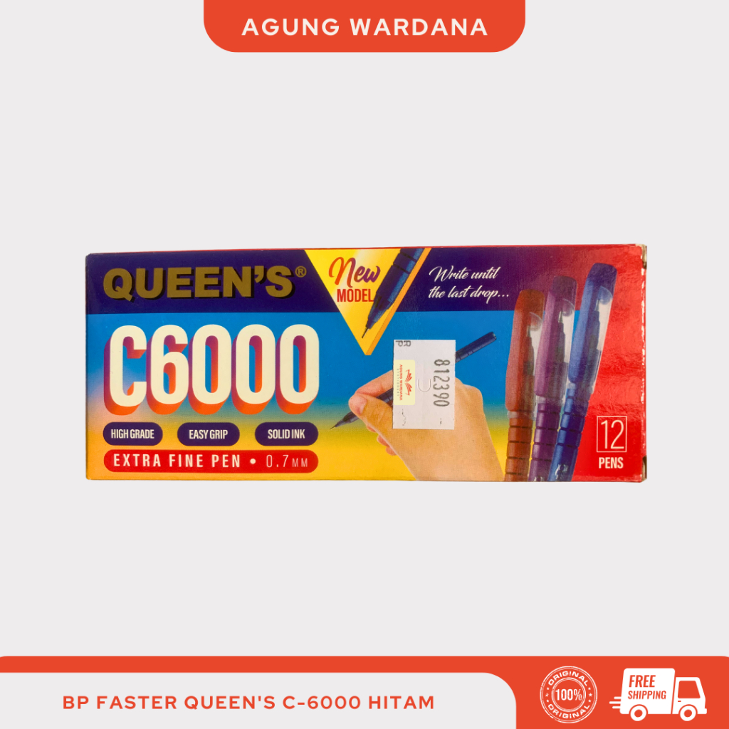 

BOLPOIN FASTER QUEEN'S C-6000 HITAM