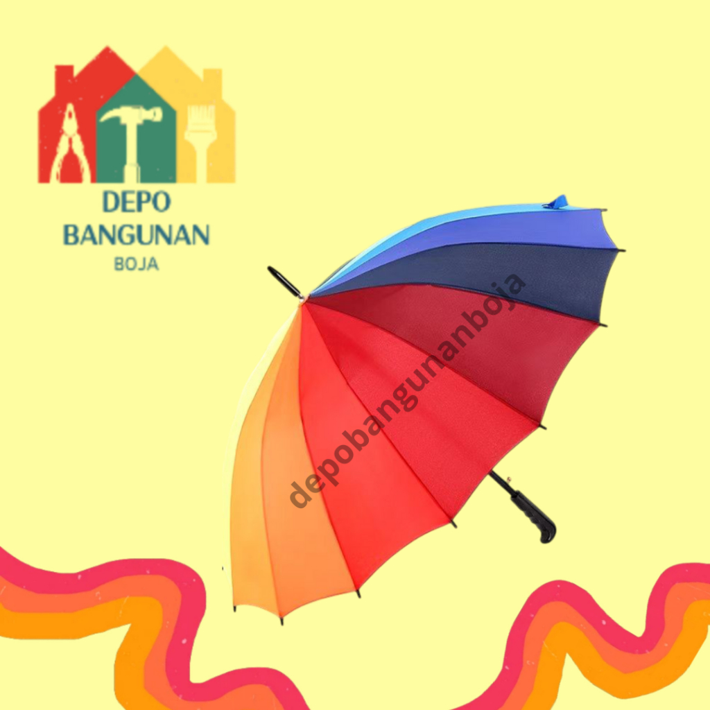 Payung Pelangi Jumbo / Payung Pelangi / Payung