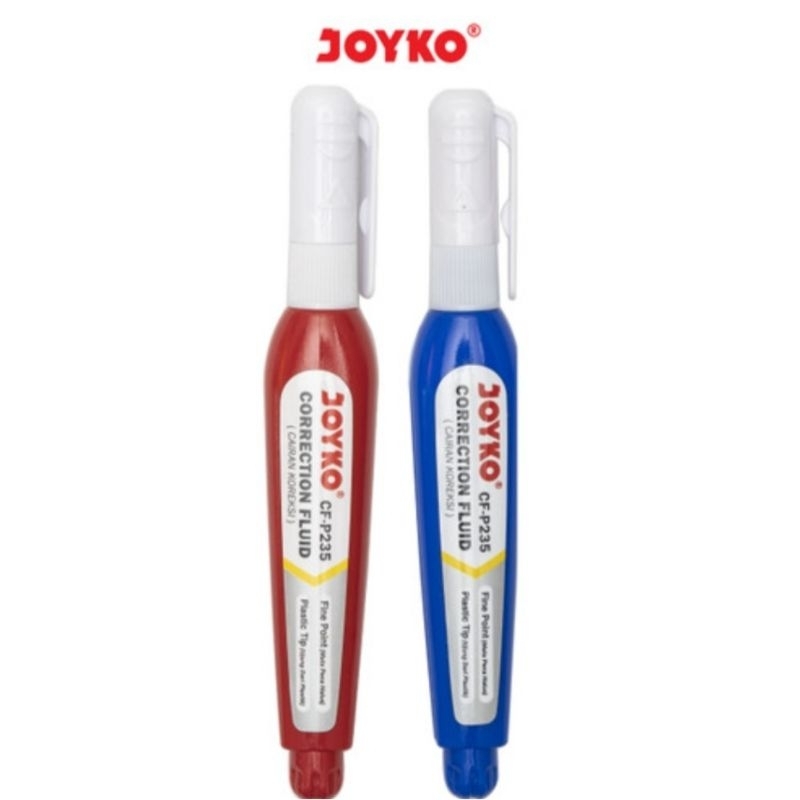 

Stipo cair joyko CF-P235 correction pen cair - type x pcs biru dan merah
