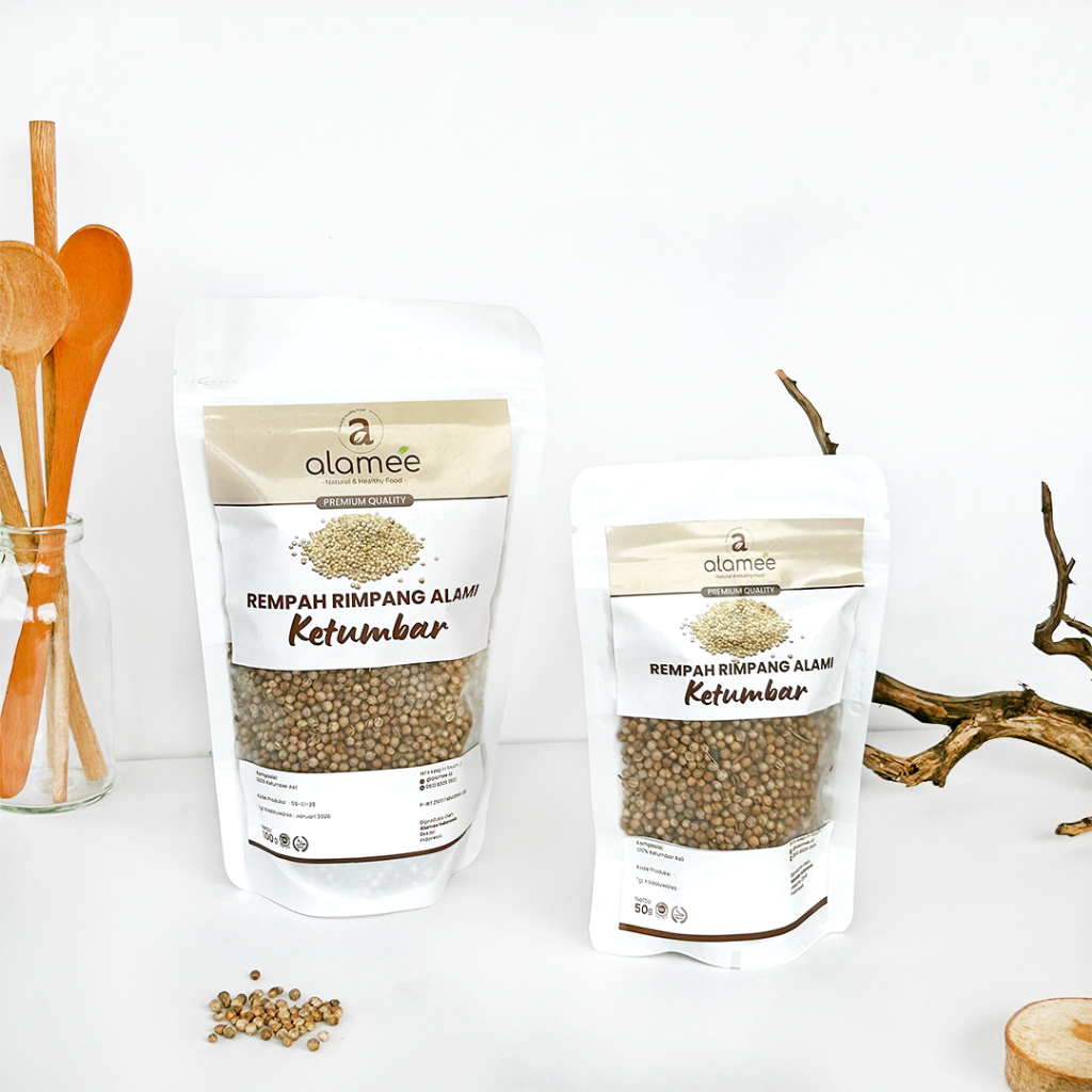 

ALAMEE Ketumbar Organik Coriander Seed Biji Utuh Rempah Rimpang Alami