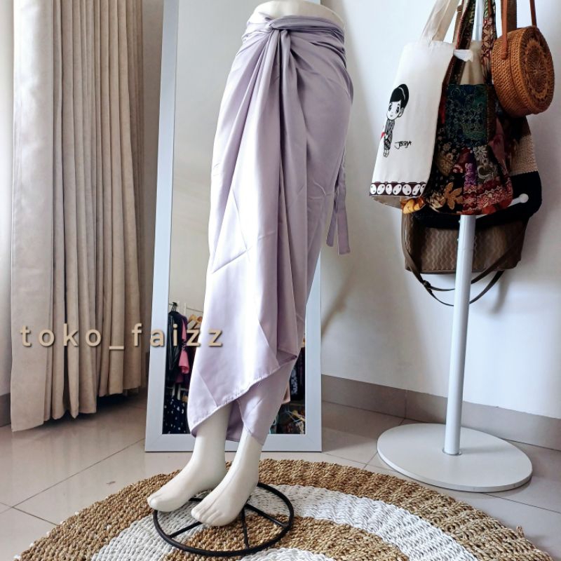 Rok Lilit Polos/Kain Lilit/Rok Kebaya/Bawahan Kebaya/Rok Wisuda/Rok Kartini/Kain Lilit Polos