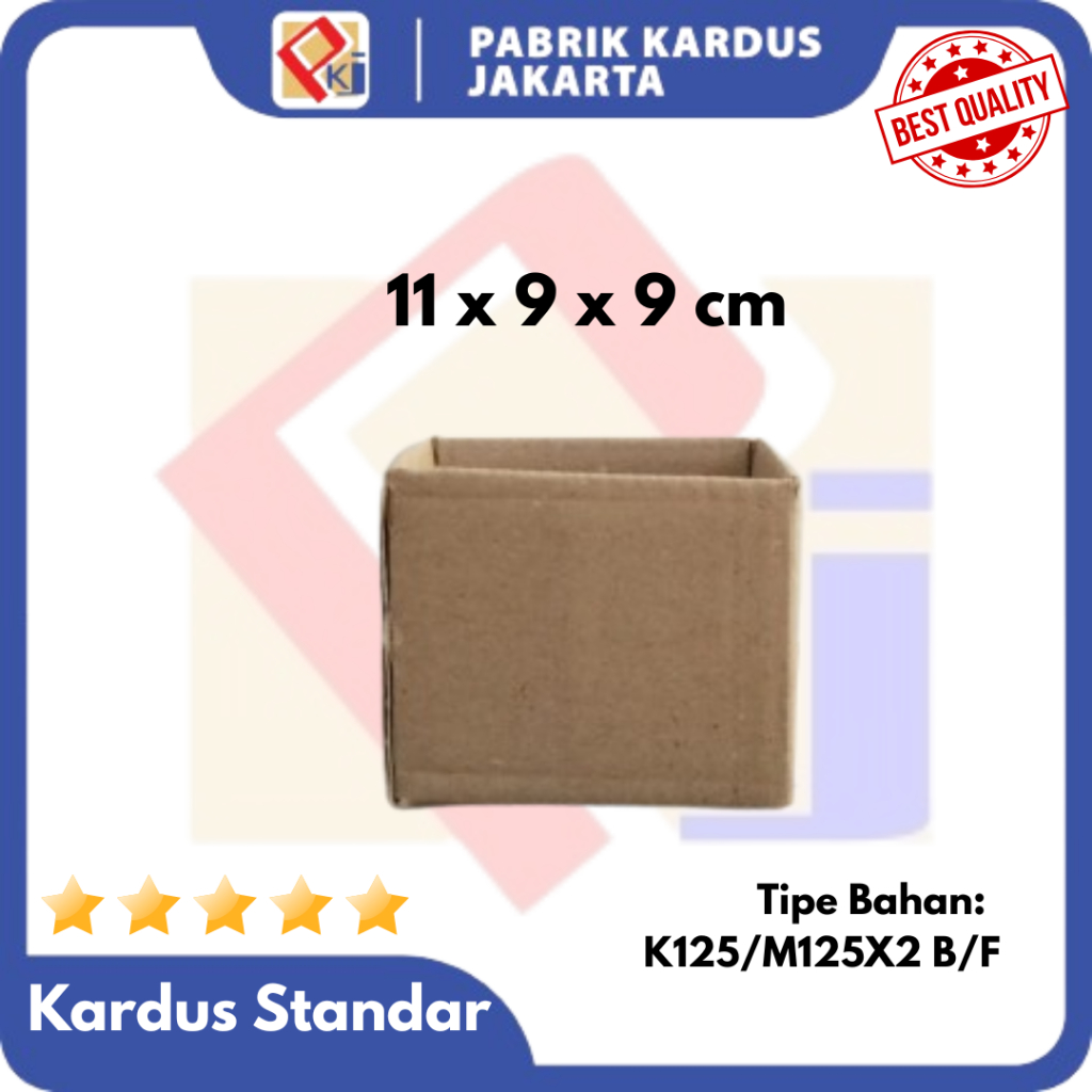 

kardus packing cokelat polos ukuran 11x9x9 cm