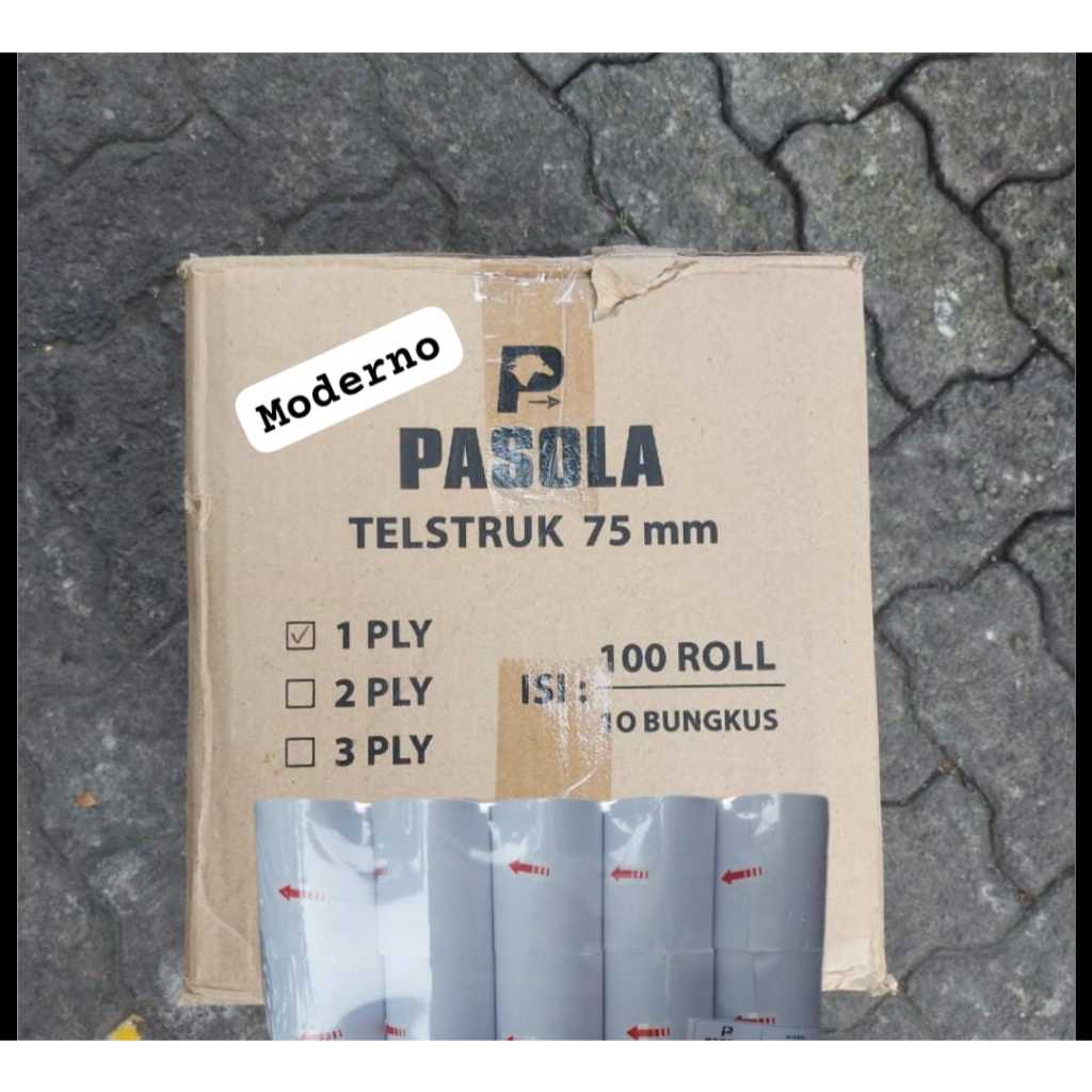 

Pasola kertas struk kasir HVS 75x65 1 ply