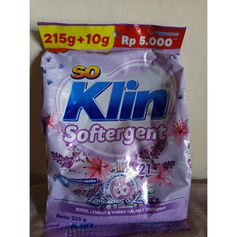 SABUN SO KLIN 5000 225g