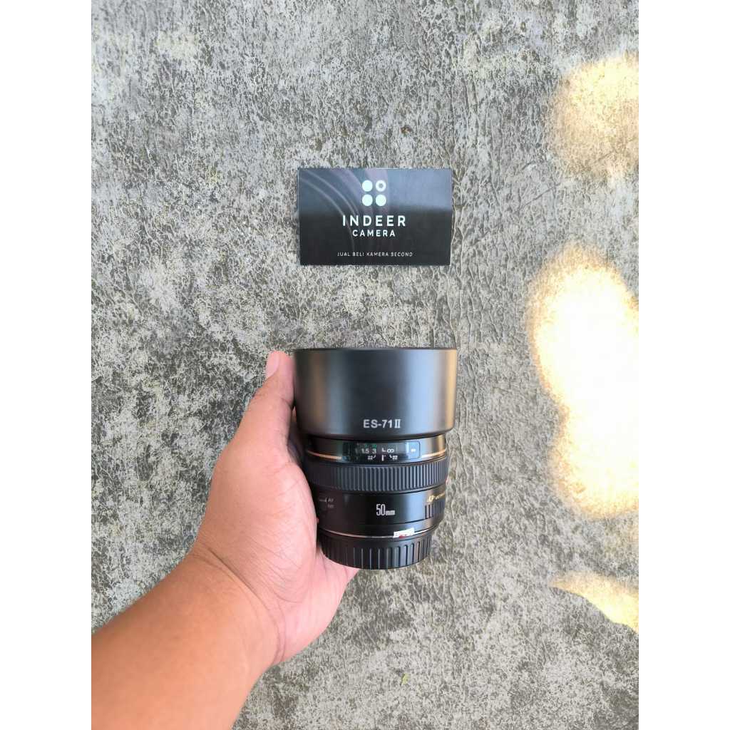 CANON 50MM F1.4 USM ULTRASONIC SECOND NORMAL ( GARANSI TOKO ) BEST QUALITY 100% ORYGINAL ✅ TERLARIS 