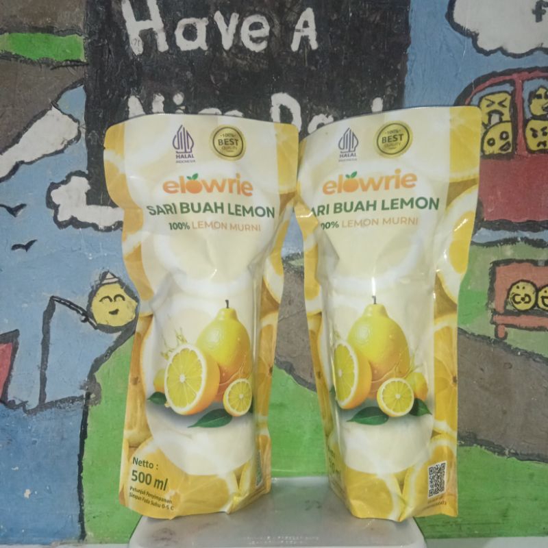 

[Kemasan Baru] Elowrie Sari JERUK LEMON 100% Asli, tanpa tambahan air/gula/pengawet