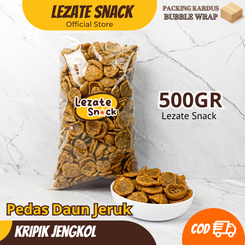 

Kerupuk Jengkol Pedas 1KG Murah Renyah Gurih / Krupuk Jengkol Pedas Daun Jeruk Bantat Matang Padang Balado WAP SNACK