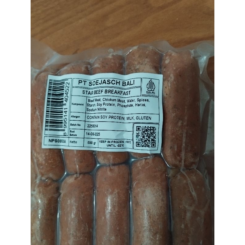 

STAR BEEF BREAKFAST sosis 500 gram