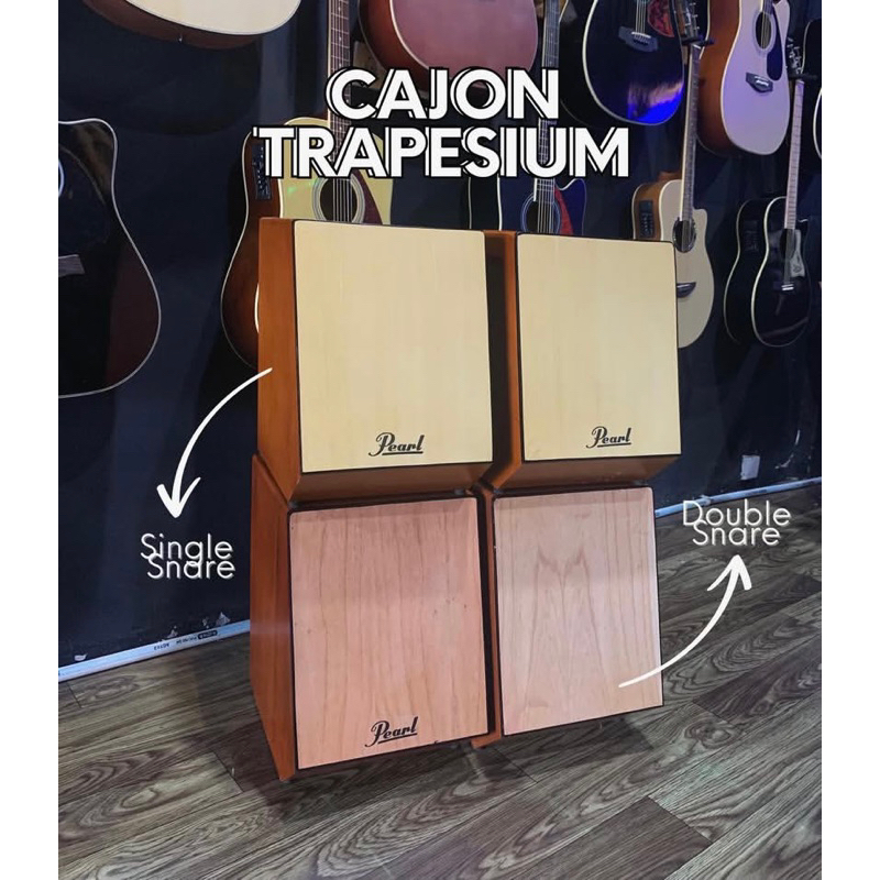 Cajon Pearl Trapesium Double Snare