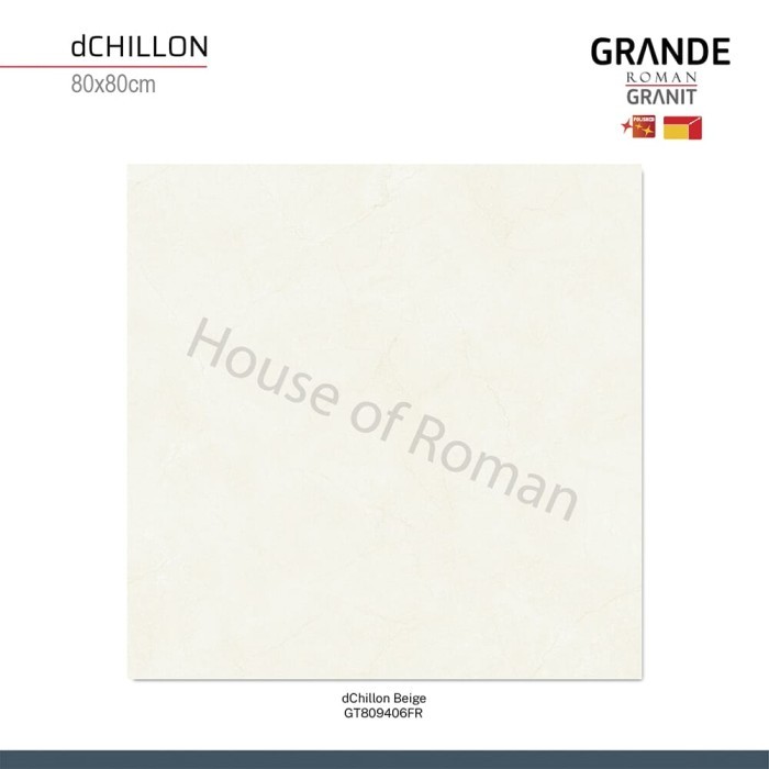 ROMAN GRANIT GRANDE dChillon Beige 80x80 GT809406FR ROMAN GRANIT