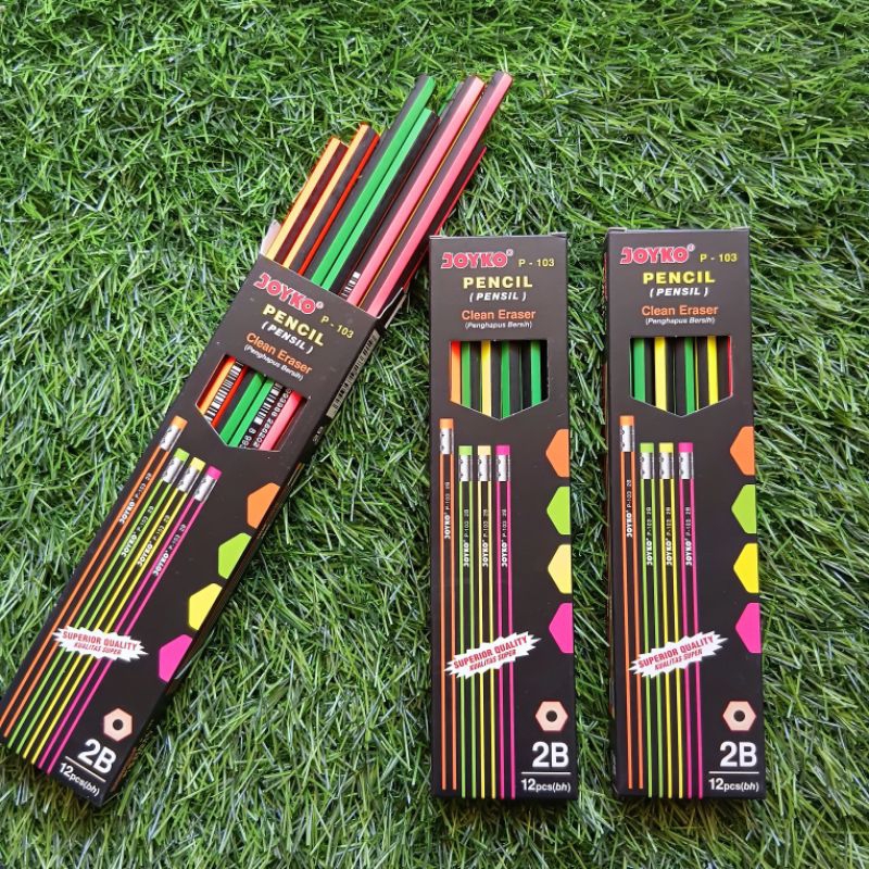 

[1 Box] Pensil Joyko P-103 isi 12 Pensil 2B Murah