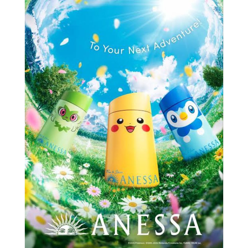 Anessa Perfect UV Sunscreen Skincare Milk SPF 50+ PA++++ 60ml - Pokemon Series