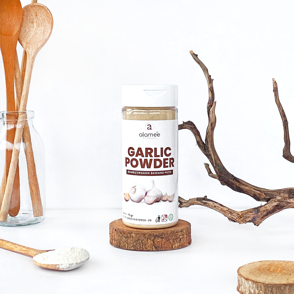 

Bawang Putih Bubuk Garlic Seasoning Powder Bumbu Masak Dapur Organik Rempah Rimpang Murni Asli 75g