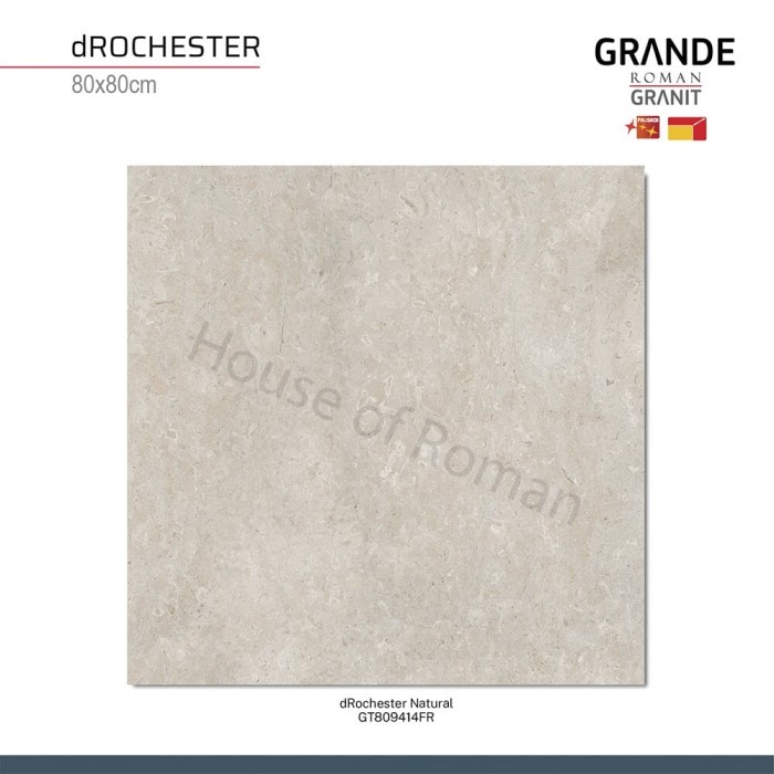 ROMAN GRANIT GRANDE dRochester Natural 80x80 GT809414FR ROMAN GRANIT