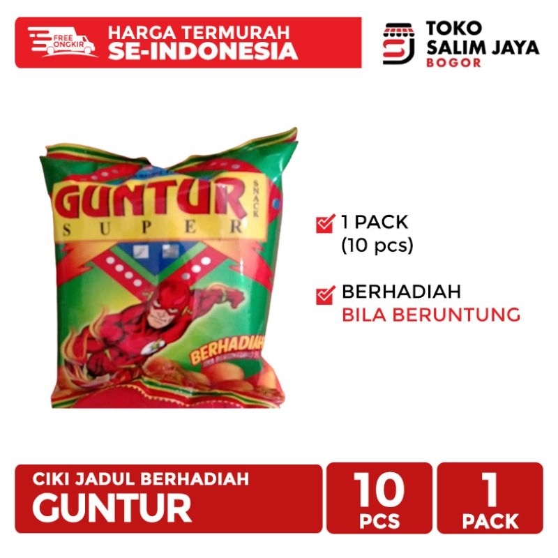 

CIKI GUNTUR SUPER BERHADIAH LANGSUNG ISI 10 PCS