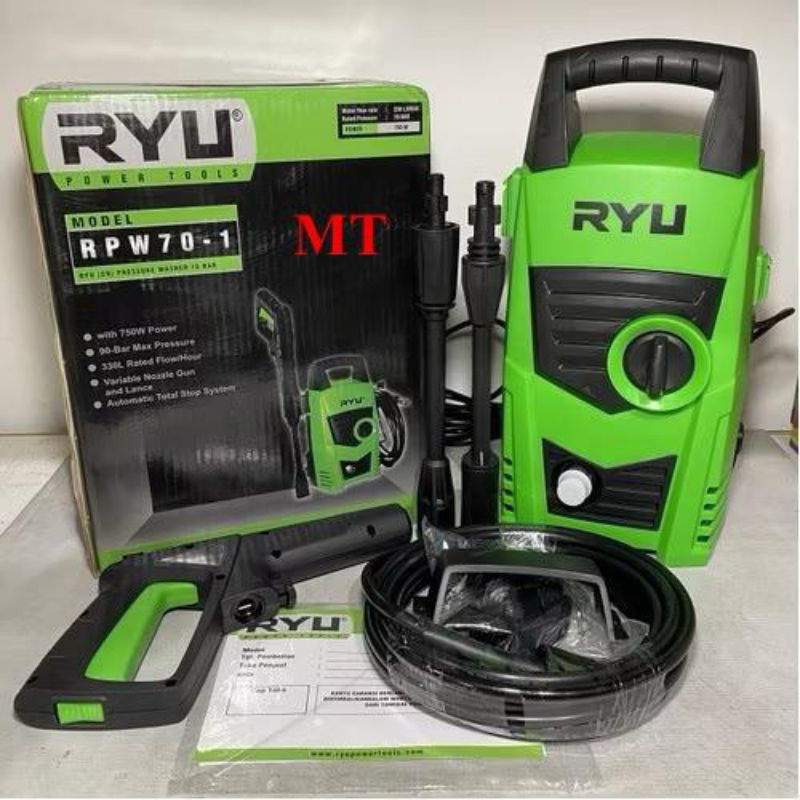MESIN JET CLEANER RPW 70-1 RYU MESIN STEAM CUCI MOBIL 70 BAR