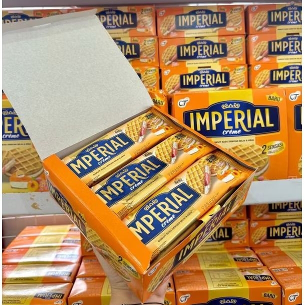 

(1 BOX) IMPERIAL CREME BISKUIT SUSU ISI 12 PCS