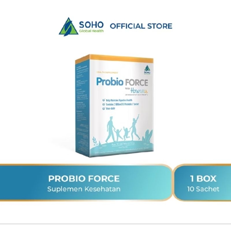 Probio Force with Howaru by Soho global health minuman probiotik