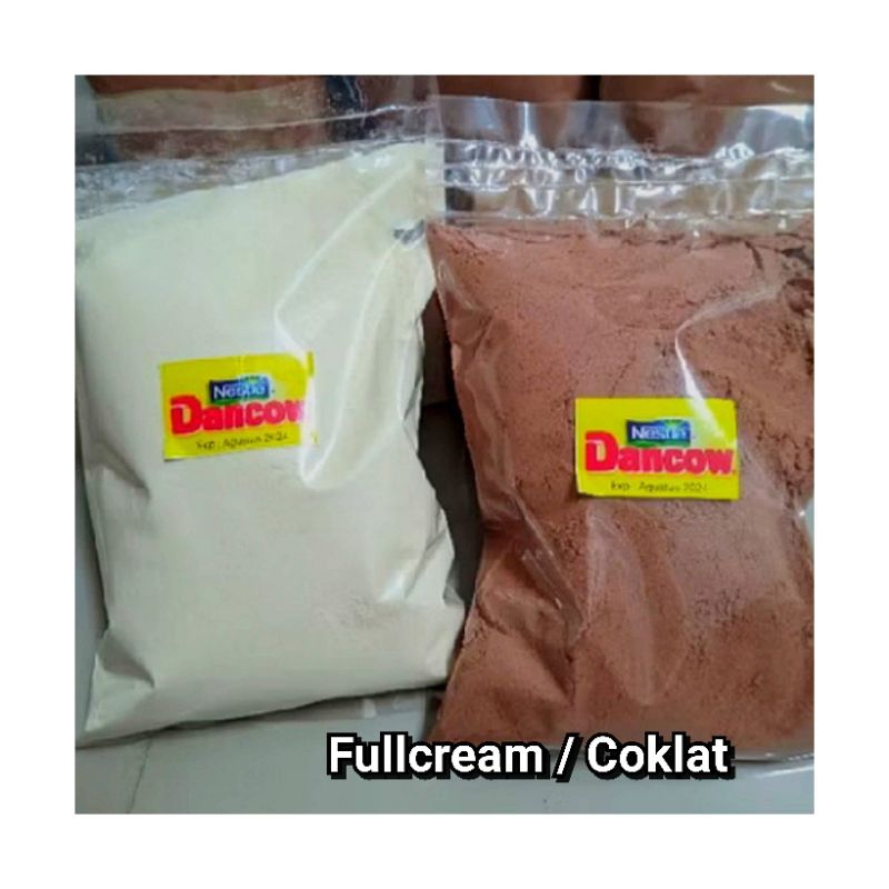 

Susu bubuk dancow rasa coklat dan fullcream