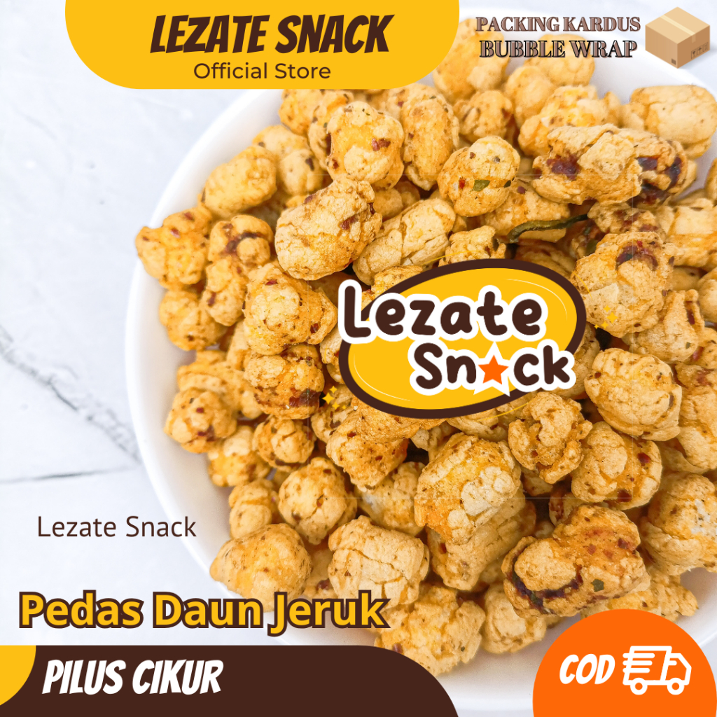 

Pilus Cikur Pedas Daun Jeruk 250GR Murah Enak Topping Seblak / Pilus Kencur Cianjur Bakso Aci Renceng Daun Jeruk Karamy WAP SNACK