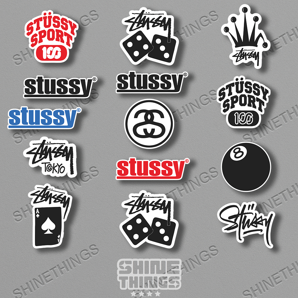 

Sticker case / Stiker hypebeast / Sticker Stussy / Stiker brand Stussy / Sticker aesthetic case hp helm tumblr