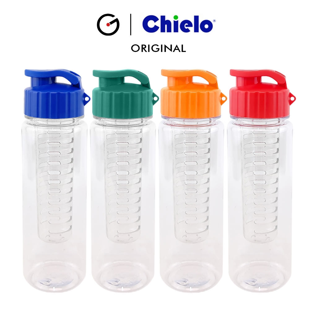 Chielo Botol Minum Premium Plastik 500 Ml Miami Infuser Water Bottle Bpa Free Chi-Miami Varian Warna